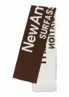 New Amsterdam | Name scarf egret/pottingsoil