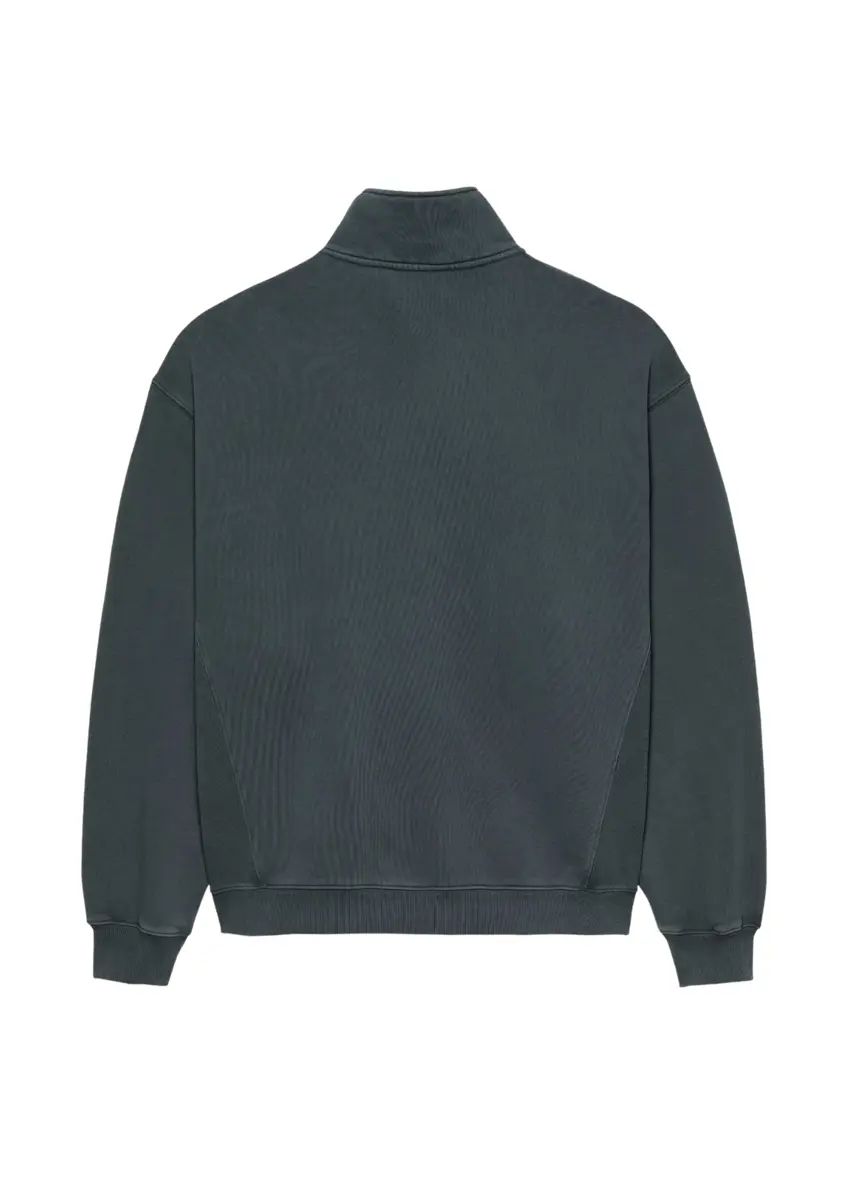 New Amsterdam | Sea half zip/iron green