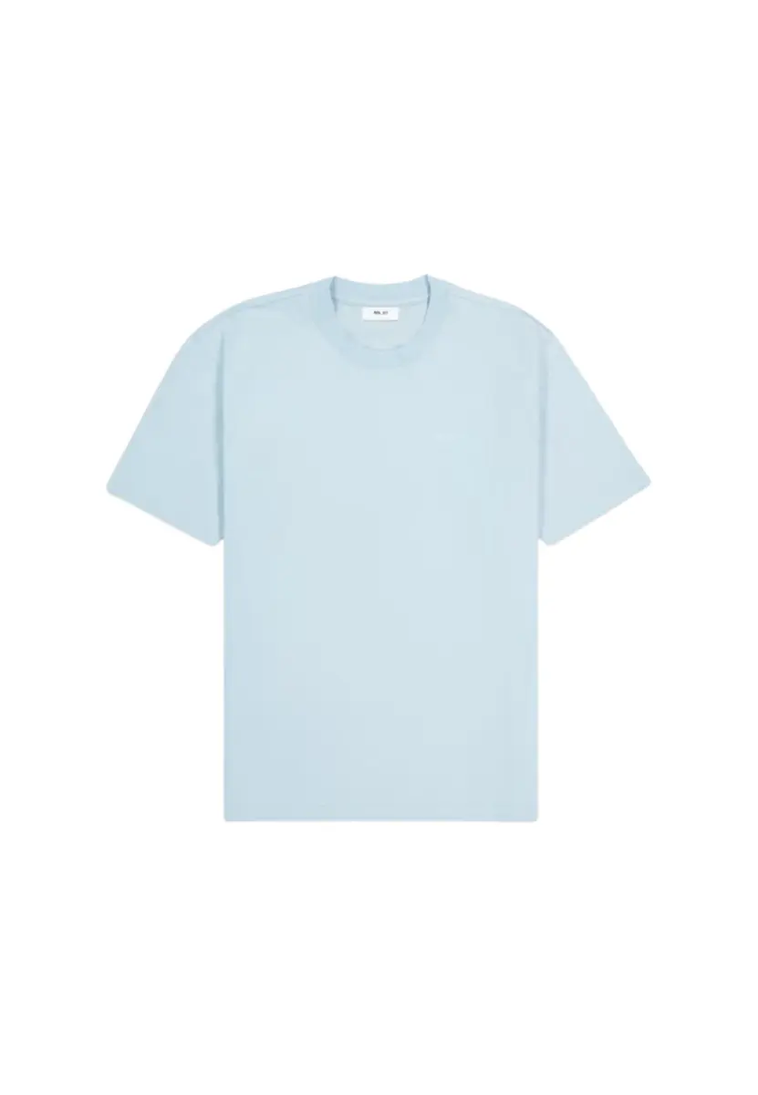 NN07 | Adam emb t-shirt 3209 284 winter sky