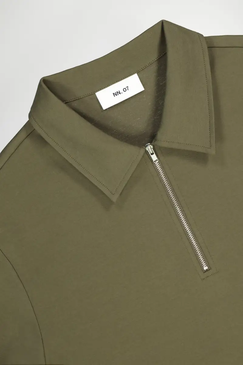 NN07 | Ross ss zip polo 3525 343 capers