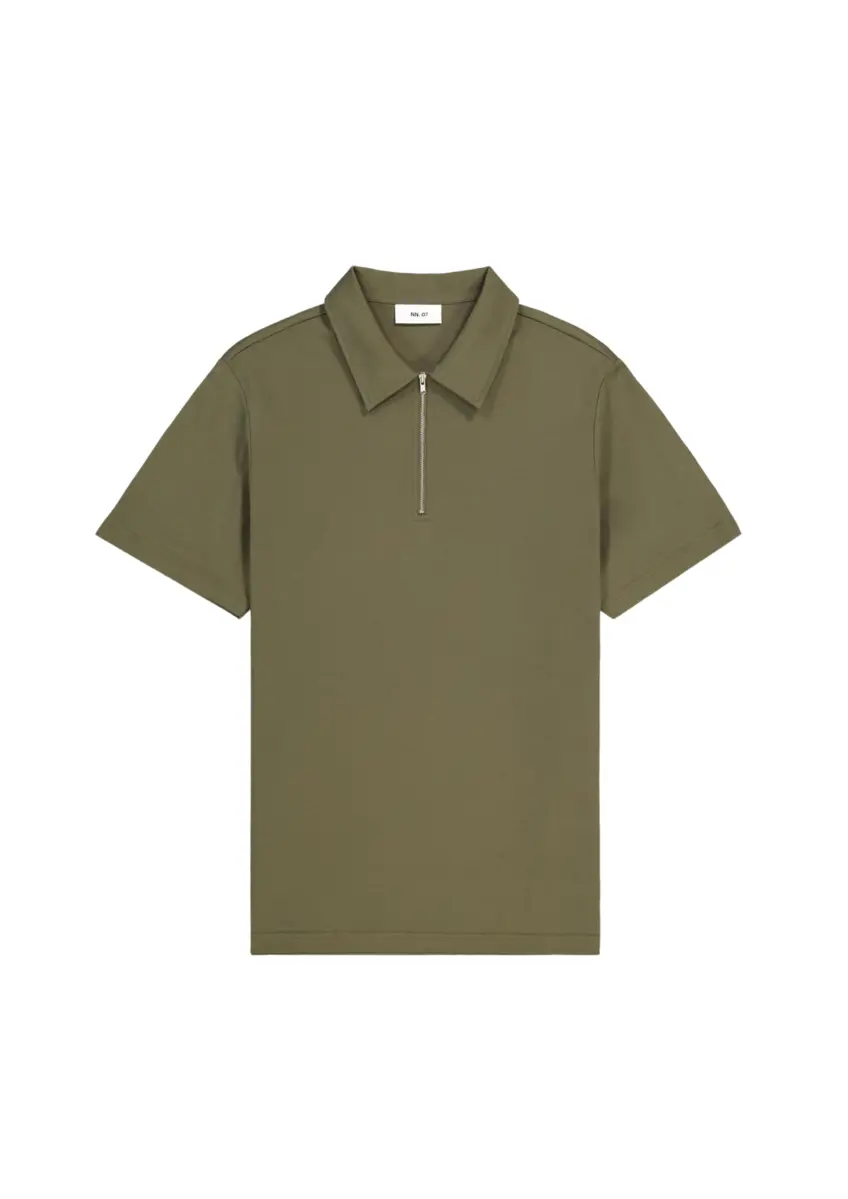 NN07 | Ross ss zip polo 3525 343 capers