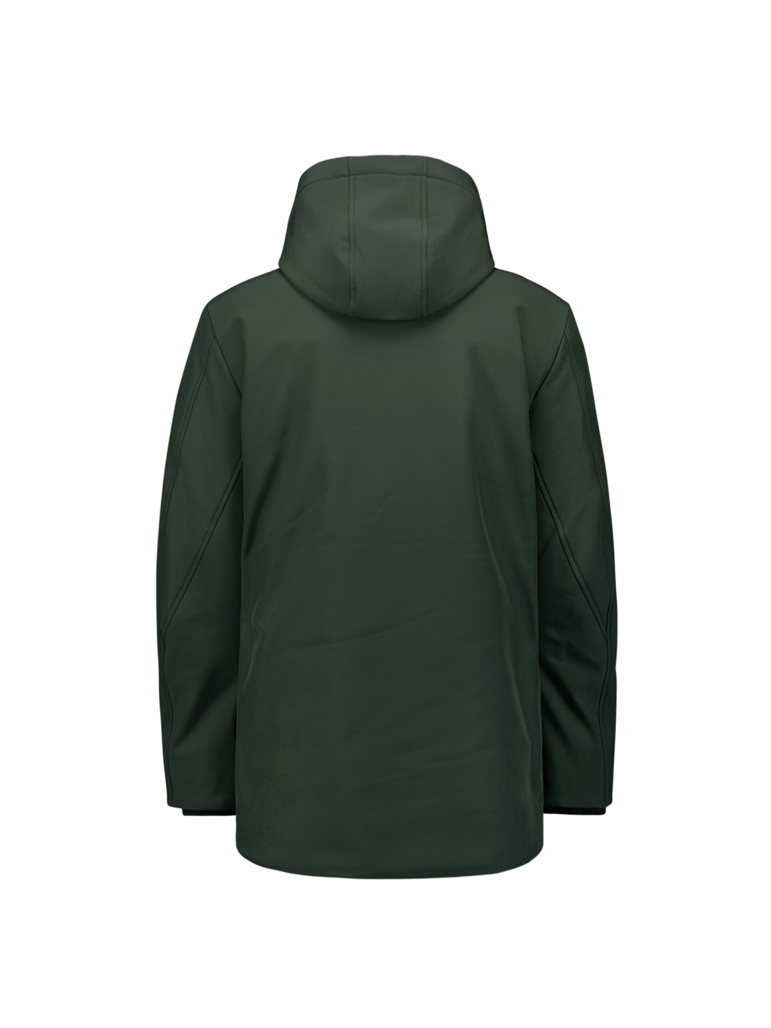 No Excess | Jacket medium long fit hooded softshell stretch