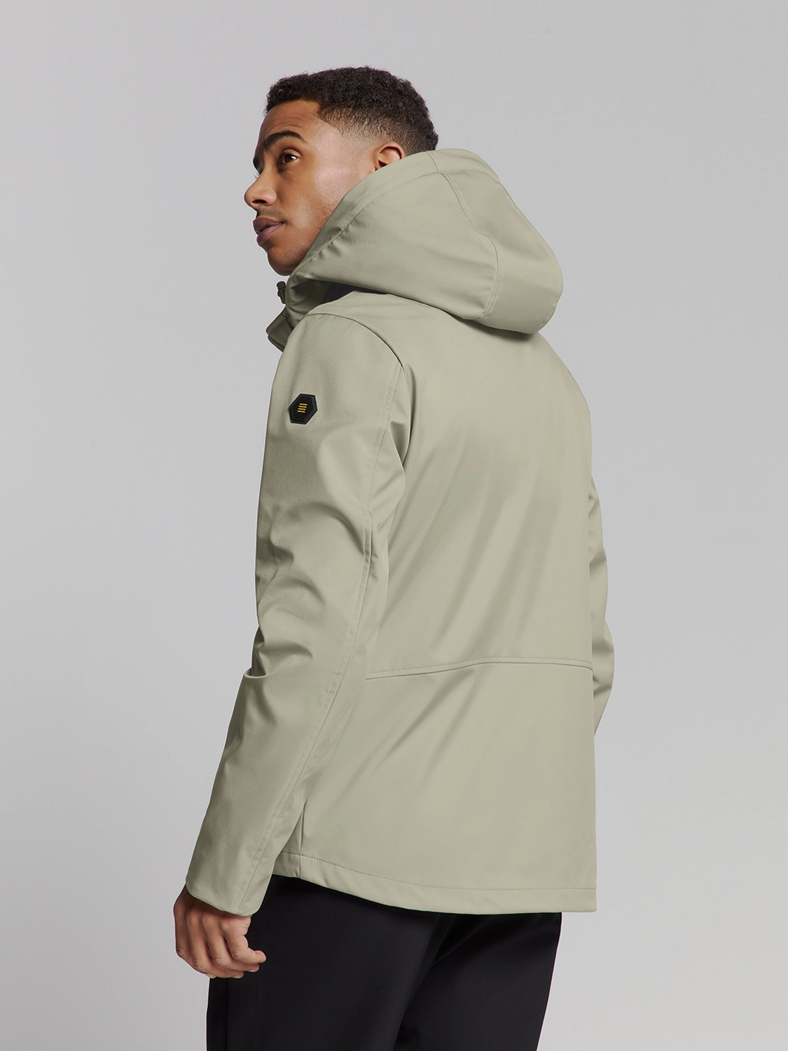No Excess | Jacket mid long hood detachable