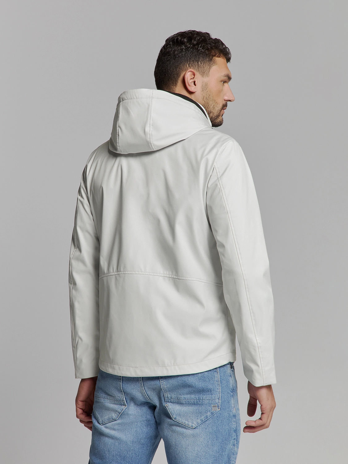 No Excess | Jacket mid long hood detachable