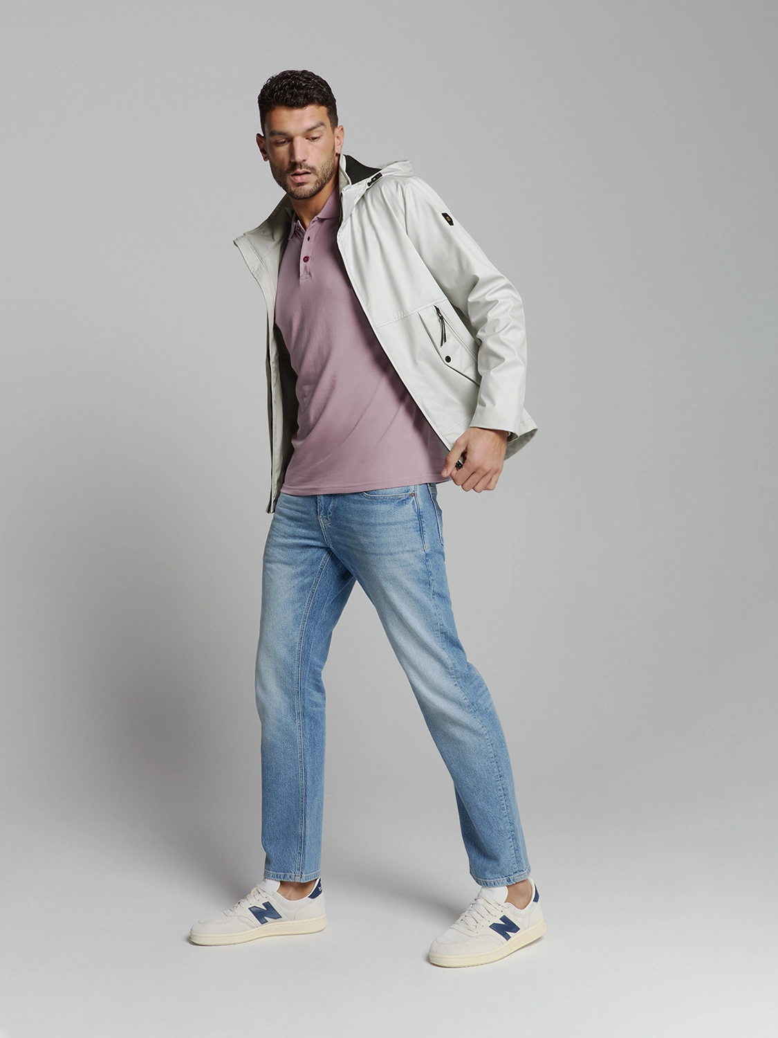No Excess | Jacket mid long hood detachable