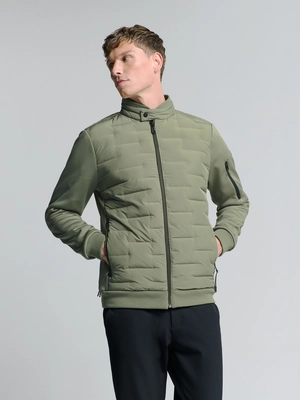 No Excess | Jacket short fit sealed knitted mix