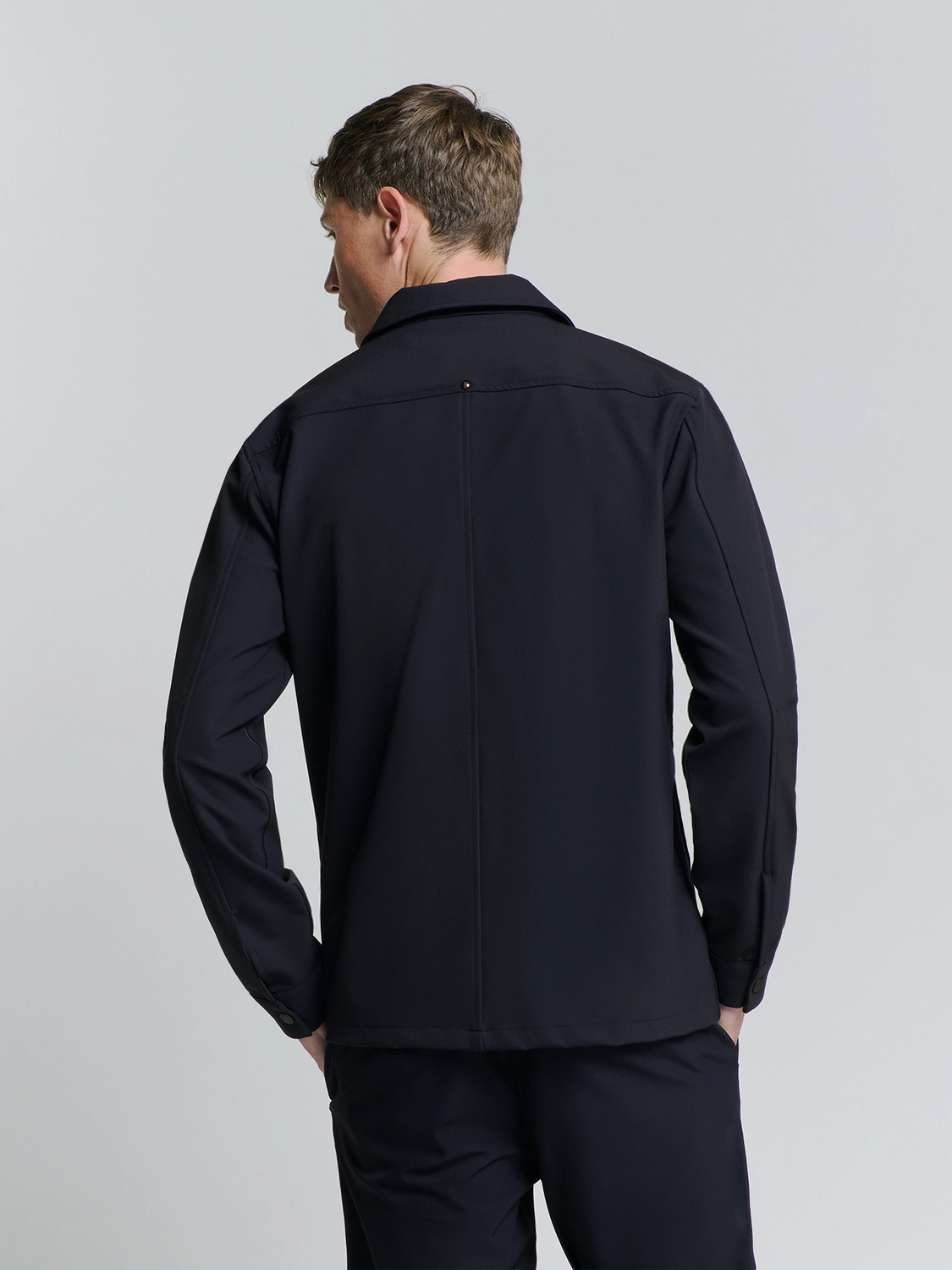 No Excess | Overshirt full zipper stretch sedoc
