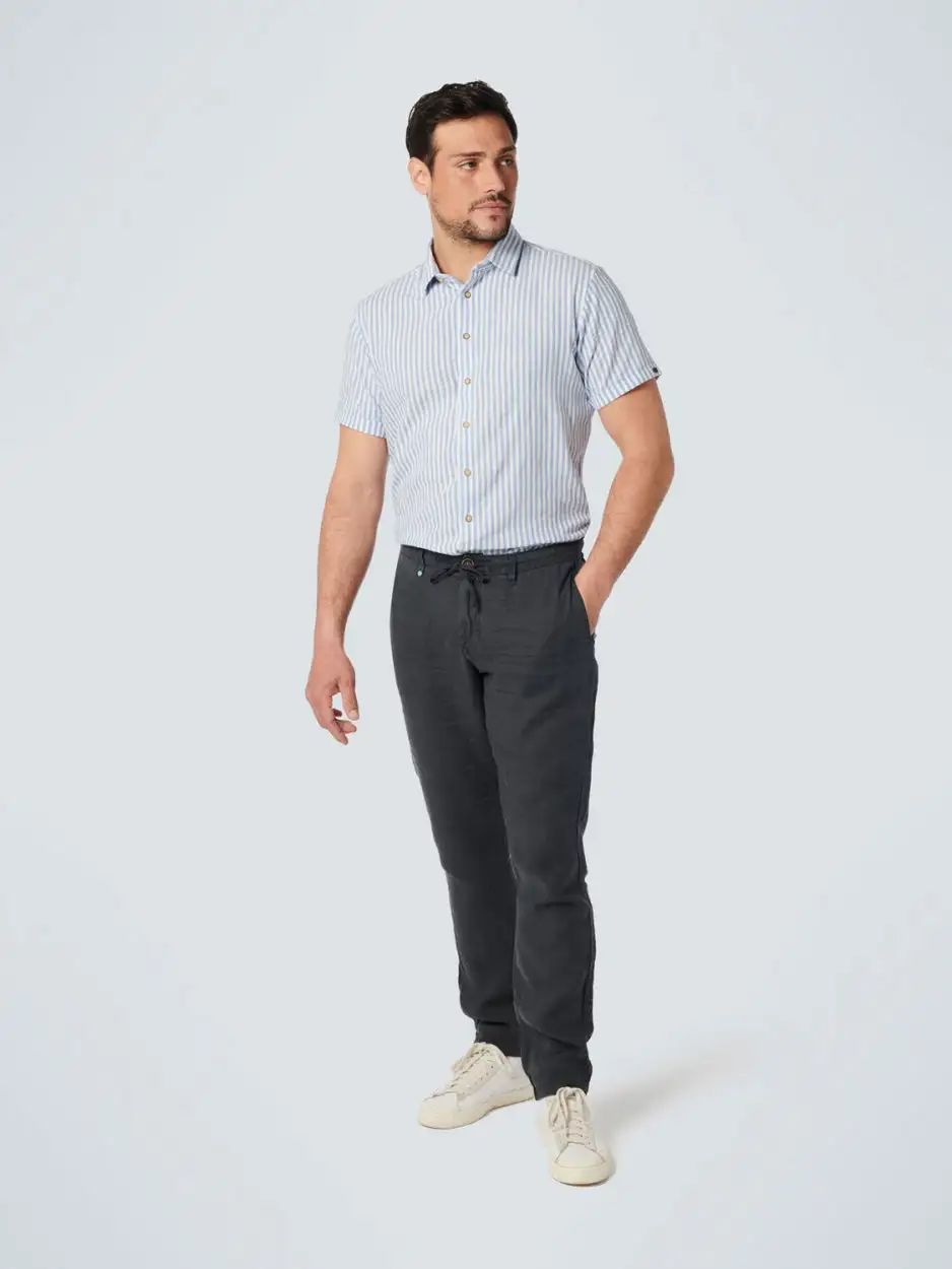 No Excess | Pants Linen Garment Dyed Dark Night