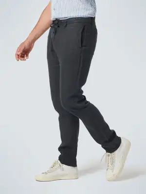 No Excess | Pants Linen Garment Dyed Dark Night