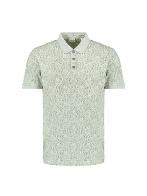 No Excess | Polo pique allover printed