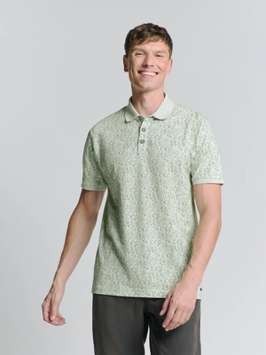 No Excess | Polo pique allover printed