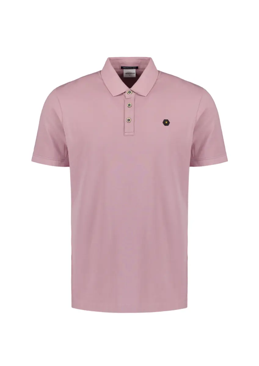 No Excess | Polo pique garment dyed