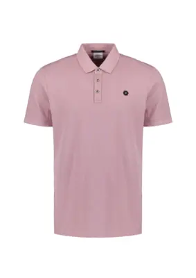 No Excess | Polo pique garment dyed