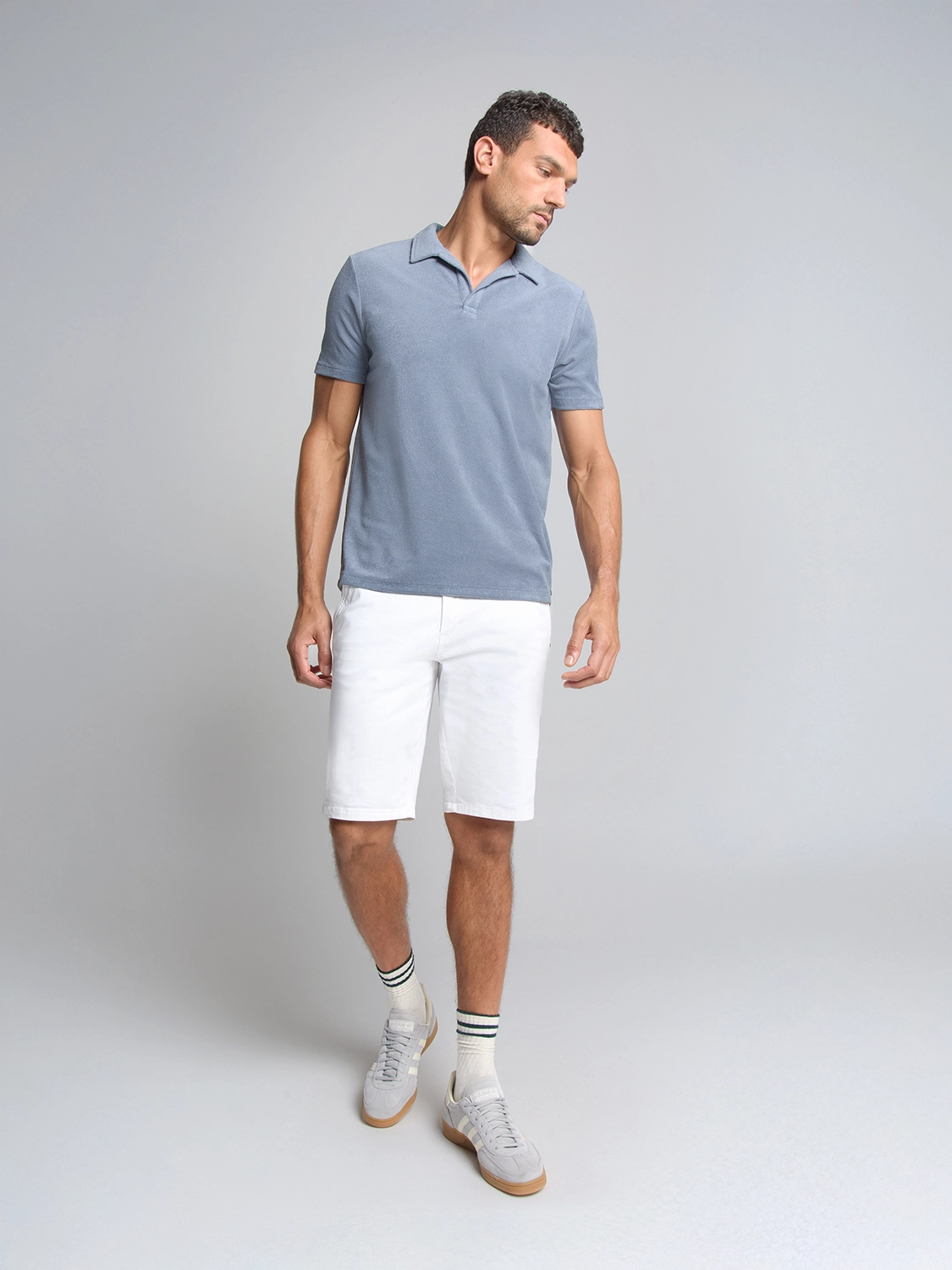 No Excess | Polo revers solid terry knit