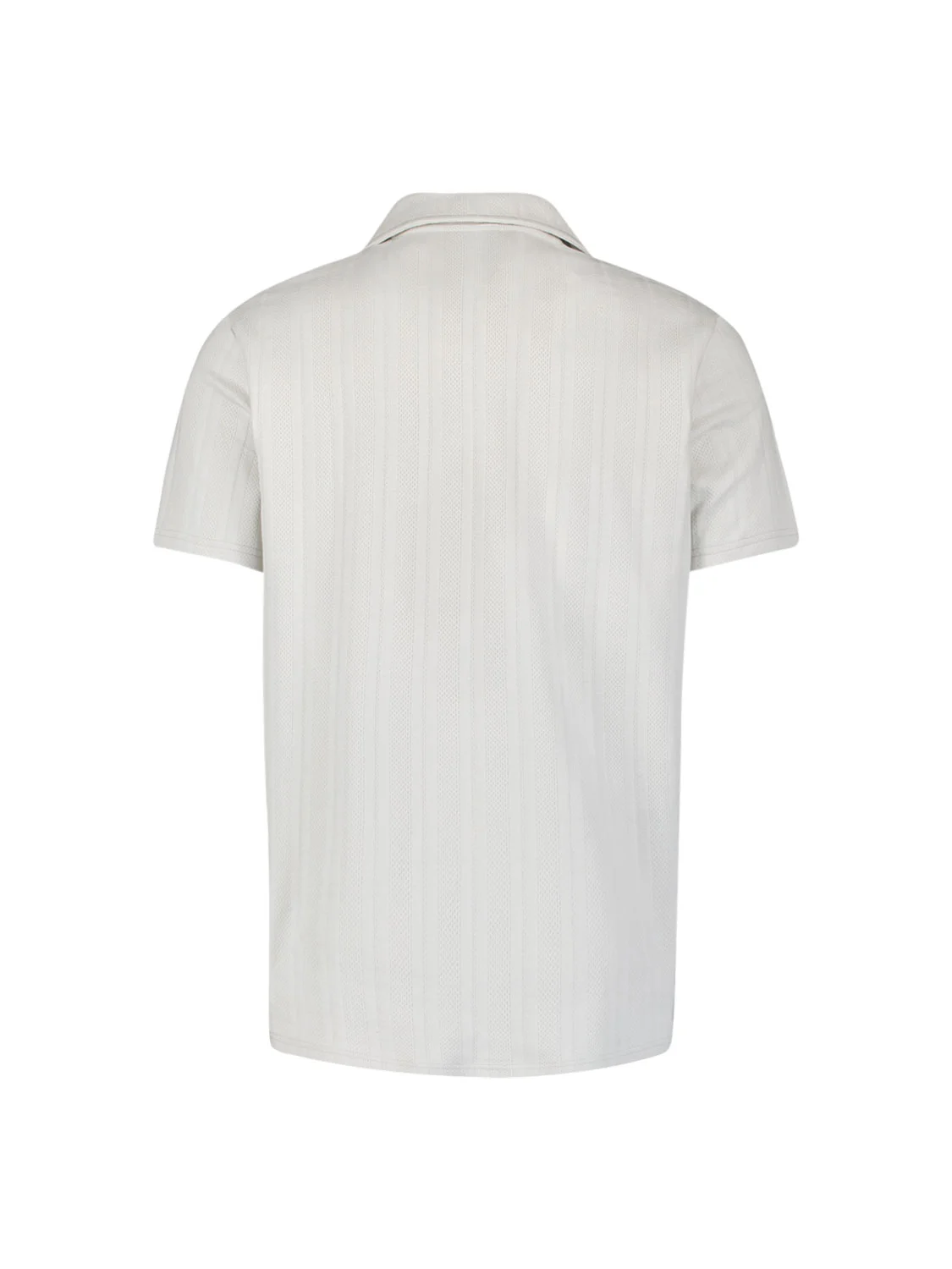 No Excess | Polo revers solid vertical jacquard stripes