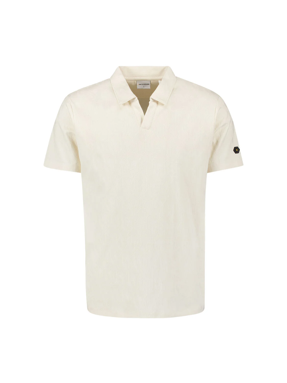 No Excess | Polo v solid terry jacquard