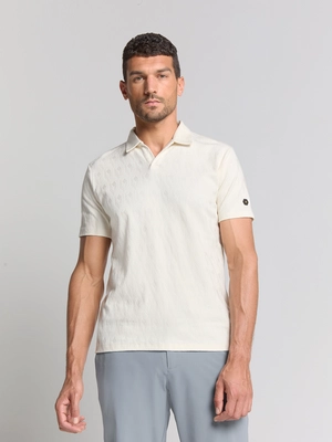 No Excess | Polo v solid terry jacquard