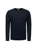 No Excess | Pullover crewneck 2 coloured waffle jacquard