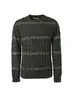 No Excess | Pullover Crewneck Cable Jacquard De Ocean
