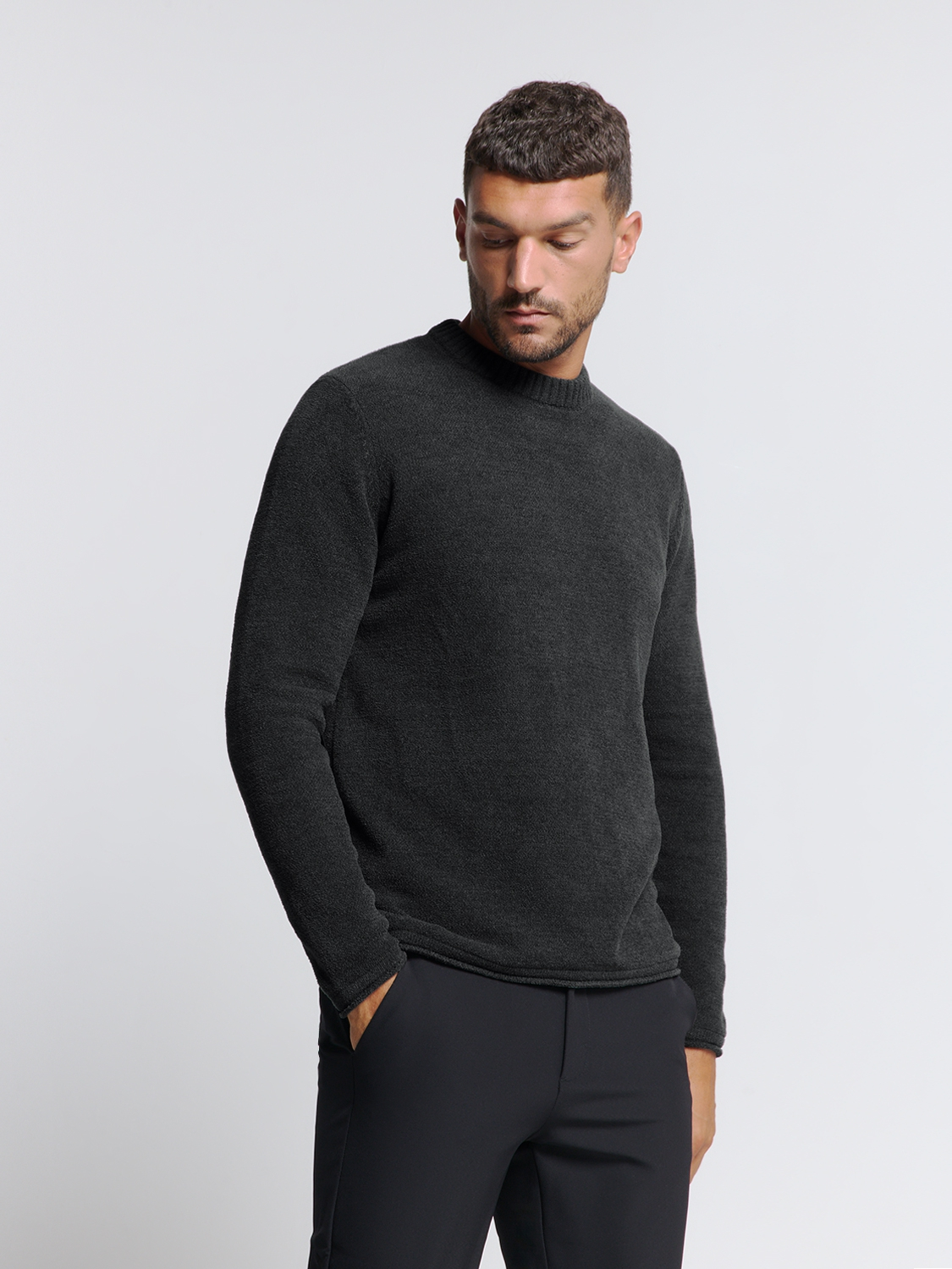 No Excess | Pullover crewneck ribknit super soft