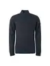 No Excess | Pullover Half Zipper + Button Multi Ocean