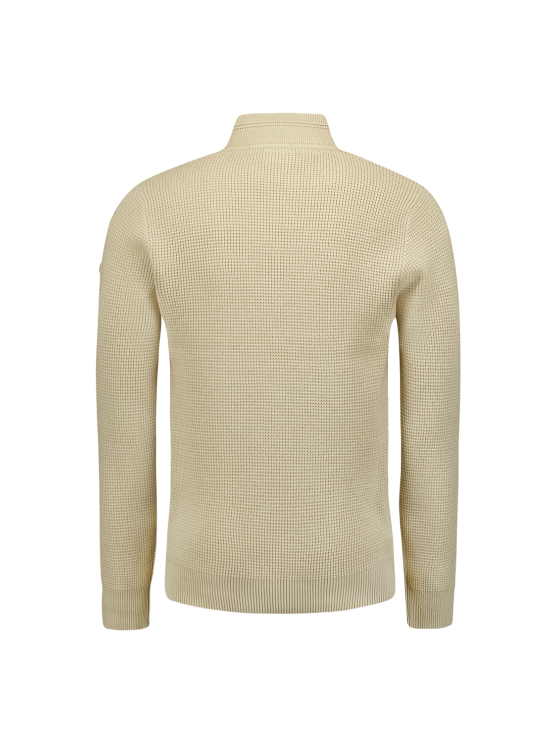 No Excess | Pullover half zipper solid jacquard