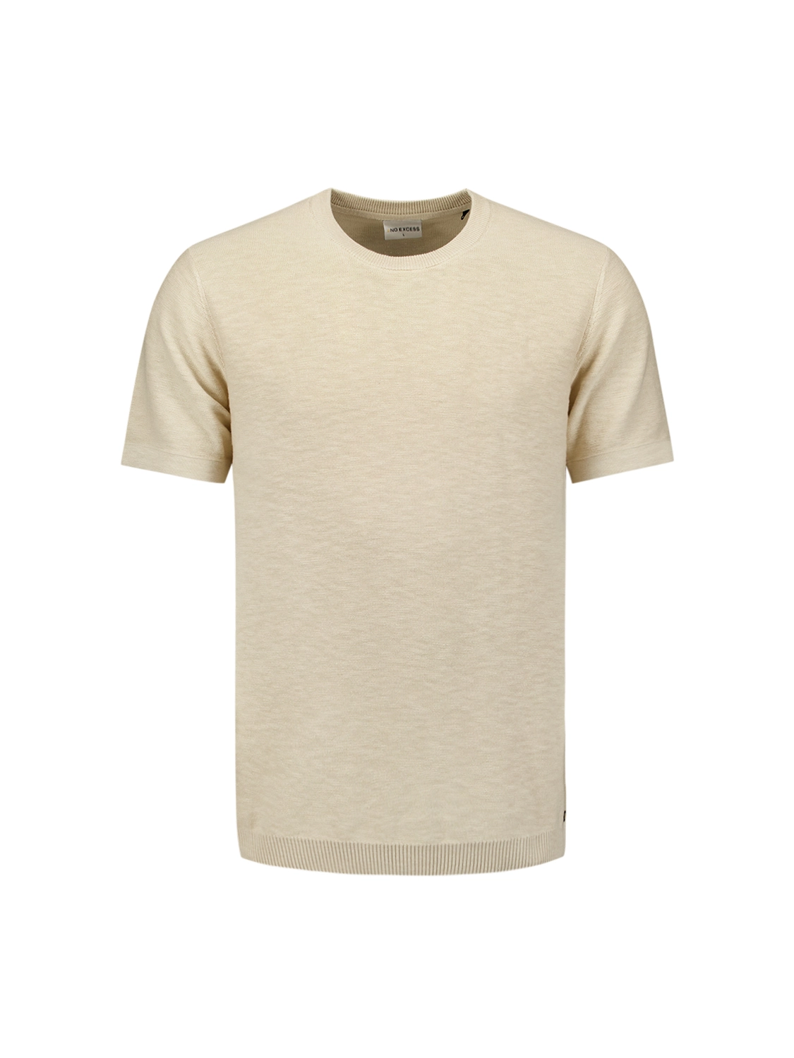 No Excess | Pullover short sleeve crewneck solid slub knit