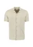 No Excess | Pullover short sleeve full button polo solid jacquard