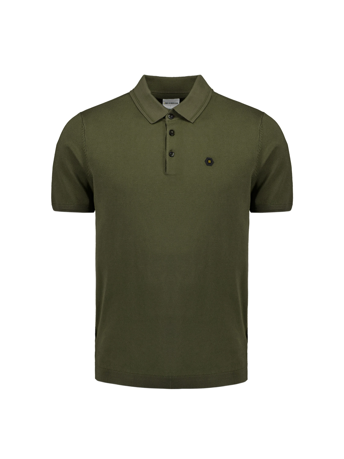 No Excess | Pullover short sleeve polo button solid