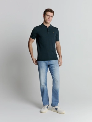 No Excess | Pullover short sleeve polo button solid
