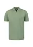 No Excess | Pullover short sleeve polo v solid jacquard