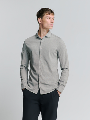 No Excess | Shirt jersey melange stretch