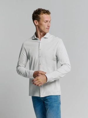 No Excess | Shirt jersey melange stretch