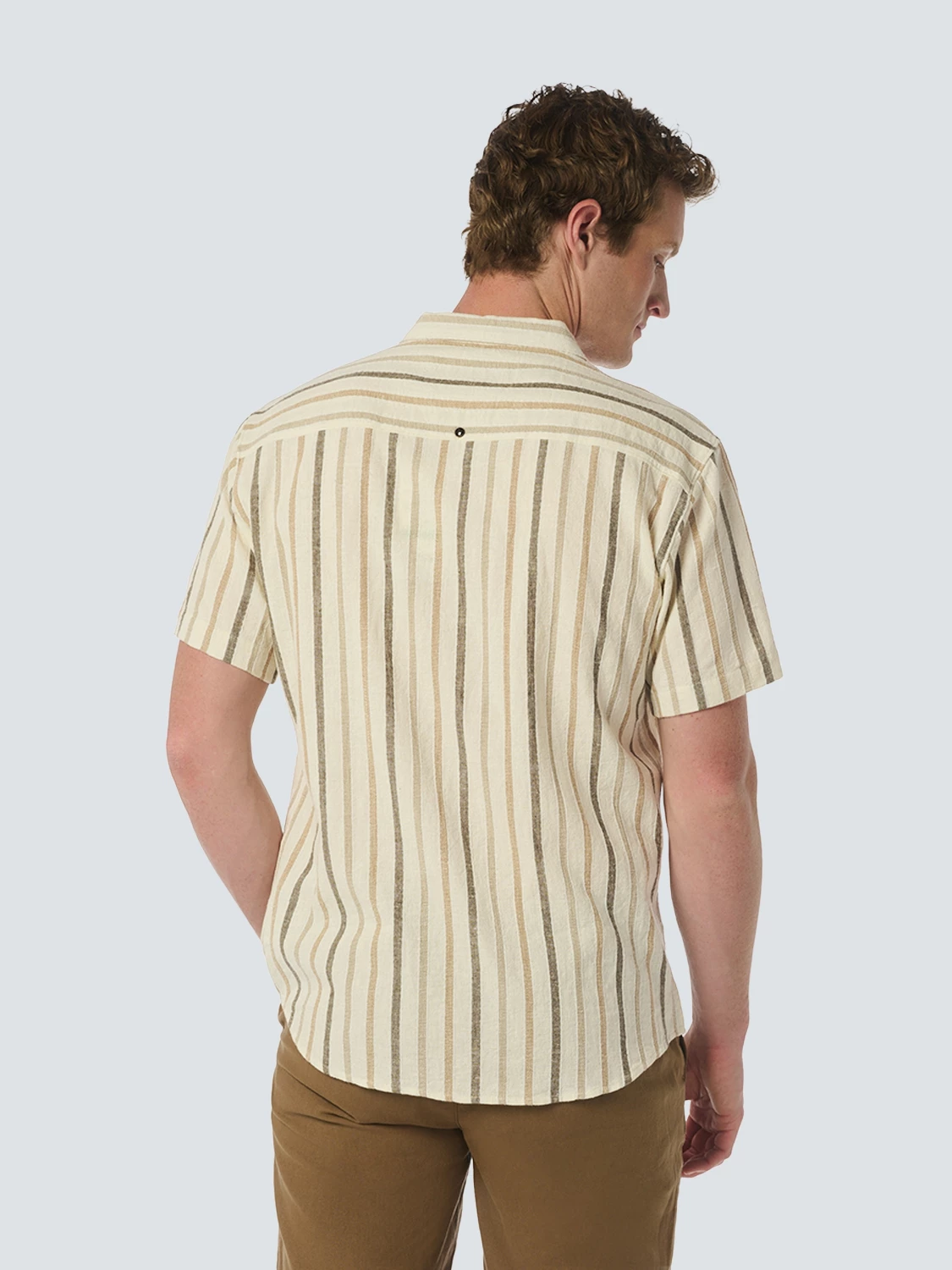 No Excess | Shirt short sleeve 3 coloured stripes