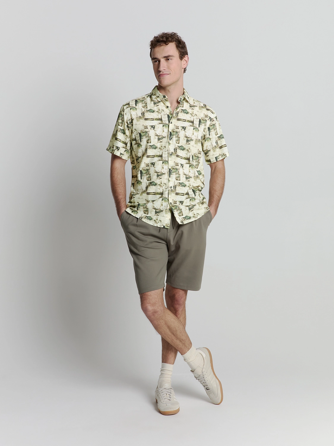 No Excess | Shirt short sleeve allover printed