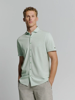 No Excess | Shirt short sleeve jersey melange stretch