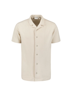 No Excess | Shirt short sleeve jersey revers collar solid terry