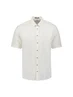 No Excess | Shirt short sleeve solid with linen