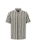 No Excess | Shirt short sleeve zig zag jacquard