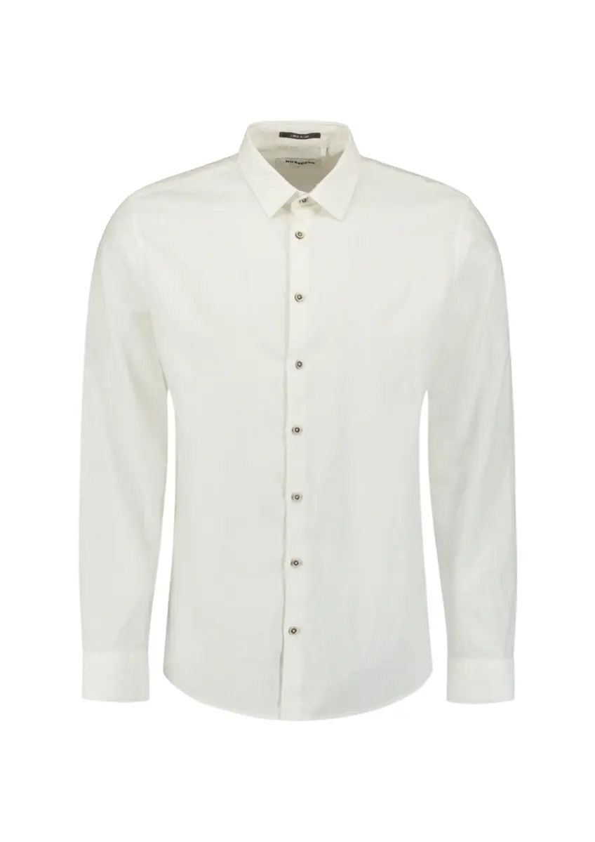 No Excess | Shirt solid with linen