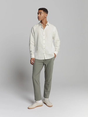 No Excess | Shirt solid with linen