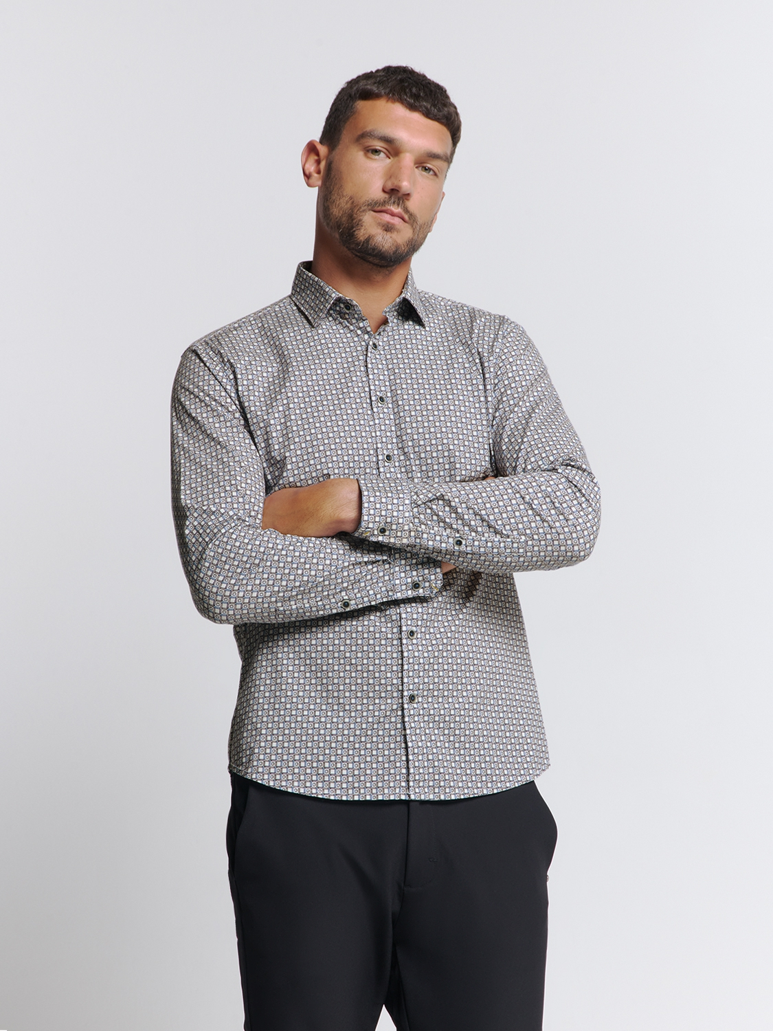 No Excess | Shirt stretch allover printed