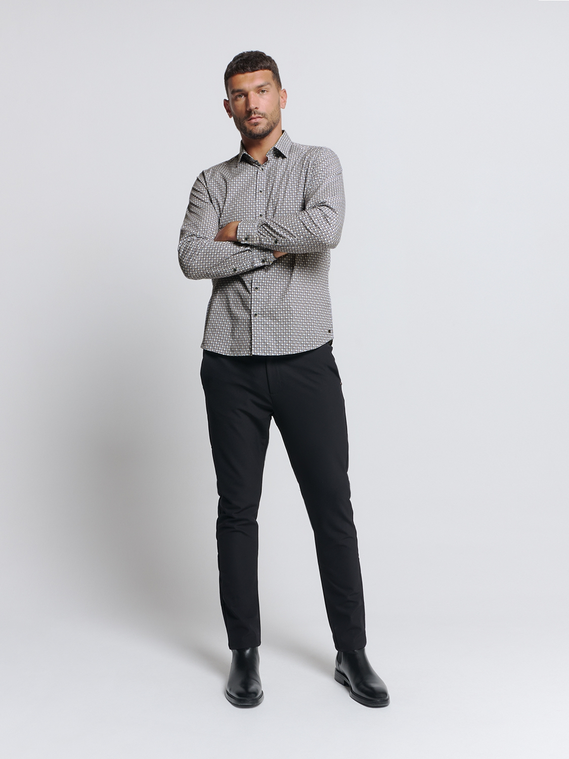 No Excess | Shirt stretch allover printed