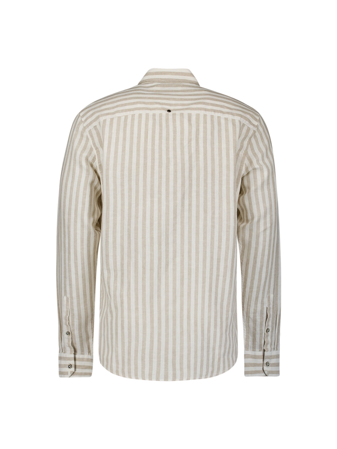 No Excess | Shirt verical big stripes with linen