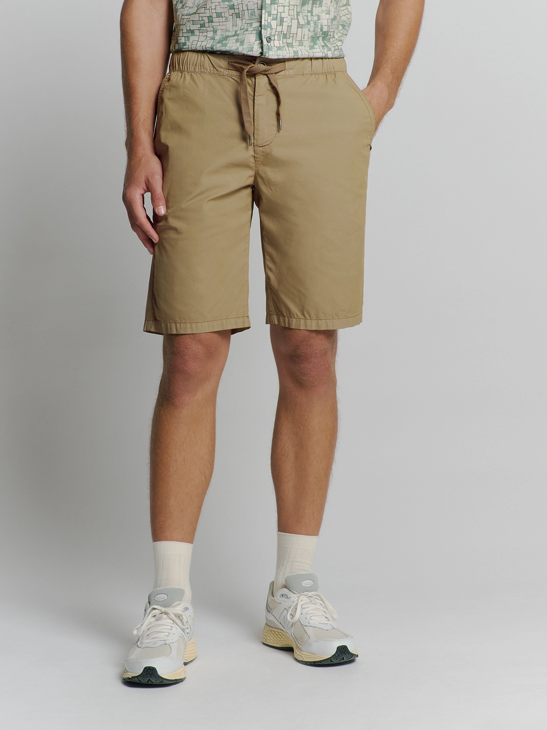 No Excess | Short chino garment dyed light weight stretch