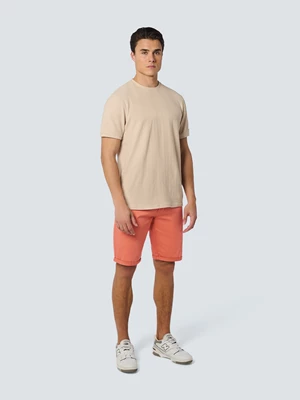 No Excess | Short chino garment dyed twill stre melon