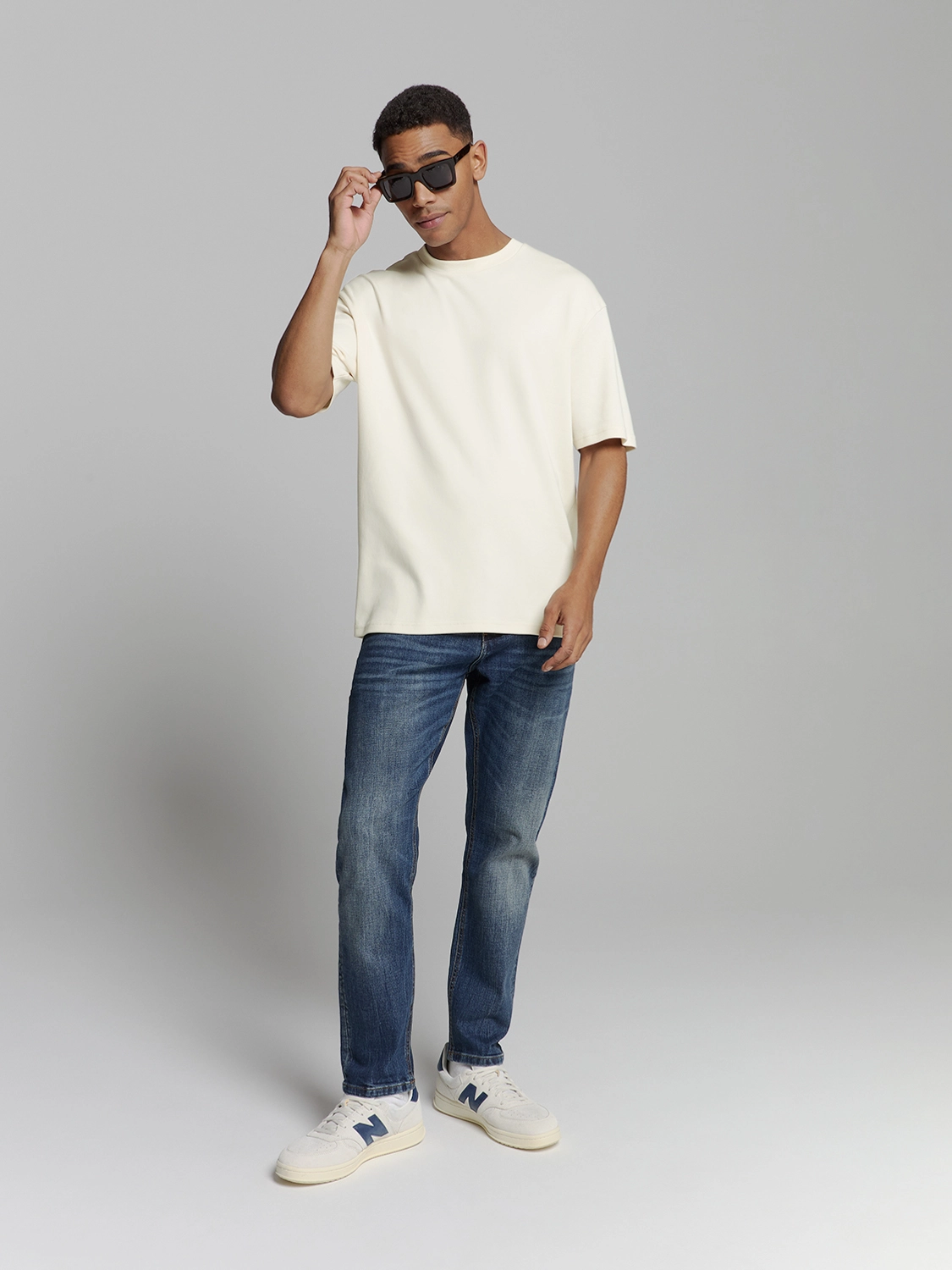 No Excess | T-shirt crewneck heavy solid basic