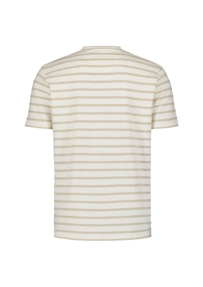 No Excess | T-shirt crewneck jacquard stripes