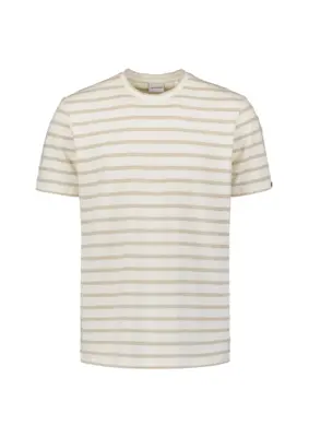No Excess | T-shirt crewneck jacquard stripes
