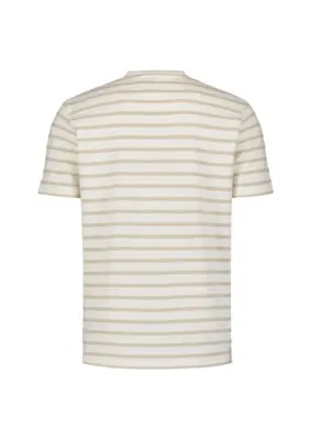 No Excess | T-shirt crewneck jacquard stripes